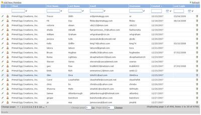 Manage your members with our easy to use member management tool.