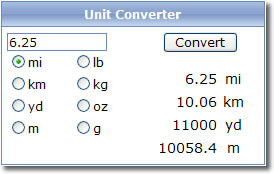 Quickly convert units with the unit converter